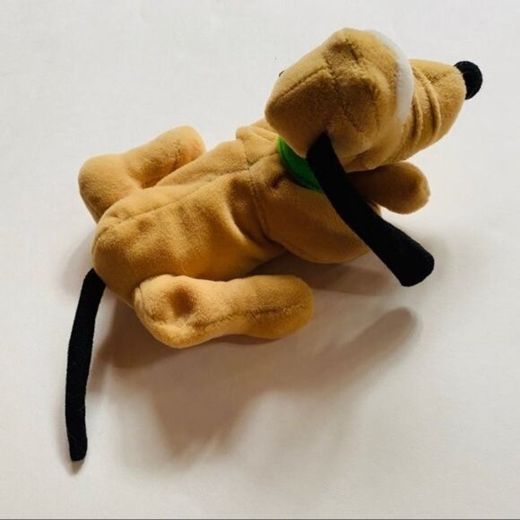 Vintage Disney Pluto Plush Stuffed Animal Small Laying Down Puppy Pluto Toy - Picture 8 of 9